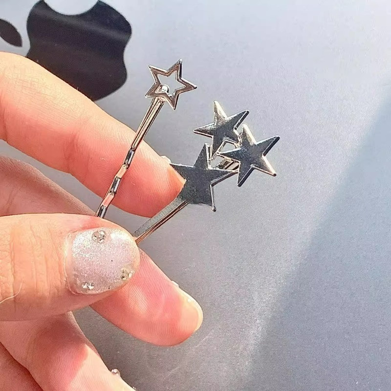 แฟชั่น Sweet Cool Star Hairpin Side Bangs BB Clip อุปกรณ์เสริมเกาหลี