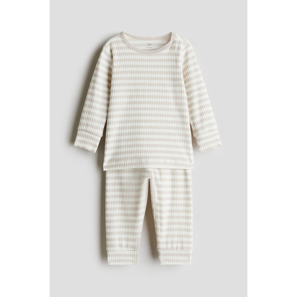 H&M(เอชแอนด์เอ็ม) ชุดคอตตอนริบด์ เด็กอ่อน 867135_22