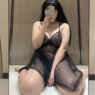 🖤girl🖤ชุดนอนแซ่บๆ ชุดนอนซีทรู ชุดลูกไม้เซ็กซี่ คอวีลึก 情趣 กุลสตรี มีหลากหลายสีให้เลือก ราคาถูก