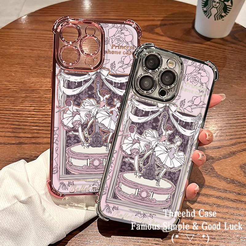 SAMSUNG ปลอกสําหรับSamsung A05s A52 A55 A53 A35 A03s A12 A13 A14 A15 A54 A34 A23 A15 A32 A25 A24 A54 A51 A22 M15 สี่มุมAnti Fall Soft Coverหรูหรา - รูปที่ 2