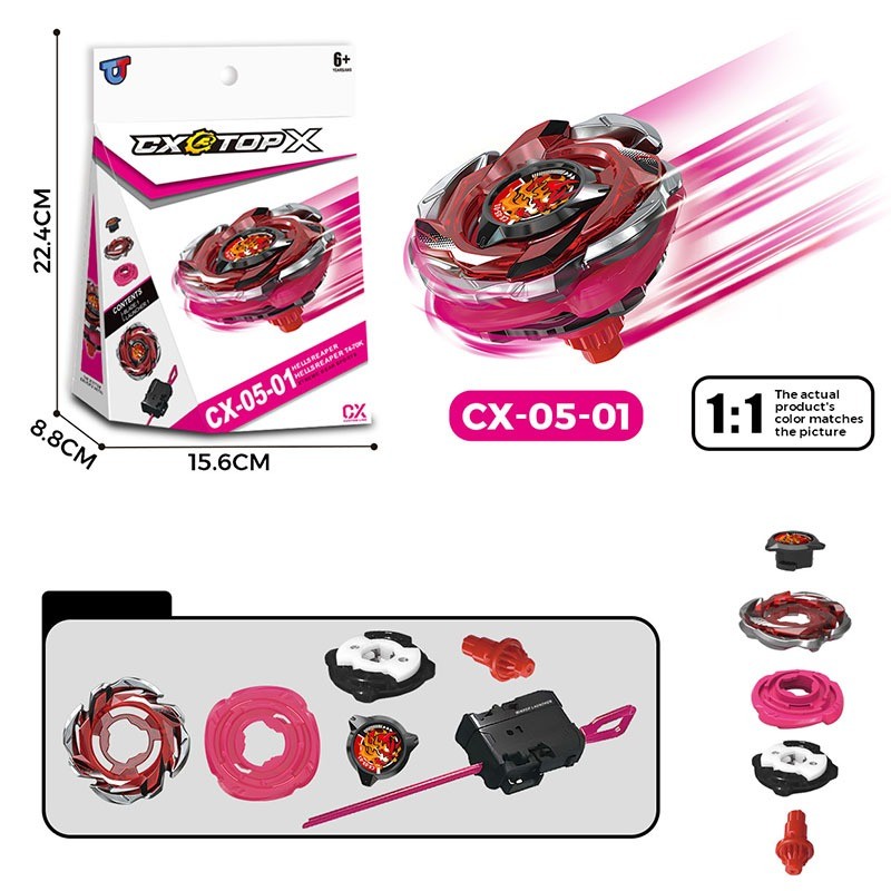 คุณภาพสูง Beyblade X CX-05-02 Xeno Xcalibur 3-60GF ชุด BX-23 UX-09 CX-04 Battle Entry - รูปที่ 2