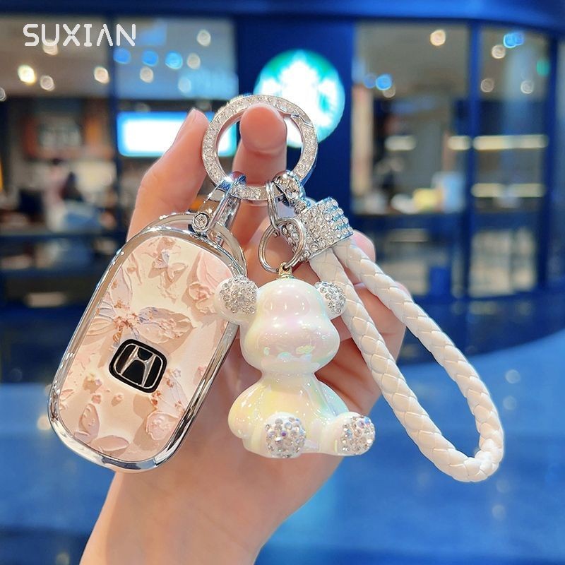 พวงกุญแจ พวงกุญแจรถ ปลอกกุญแจ Honda HRV JAZZ civic  crv  accord  CIVIC FE CRV  civic gen Gen Civic C