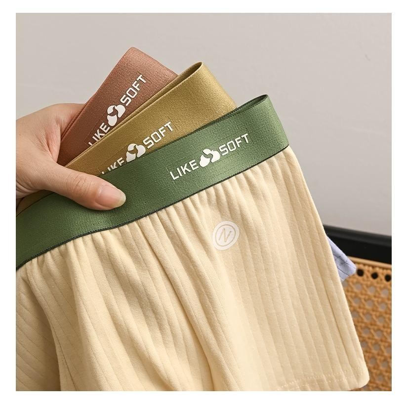 【คละสี 5 ชิ้น!!!】#401 กางเกงในผู้ชาย ผ้าดีนิ่มใส่สบาย ระบายอากาศดีเยี่ยม  Size L-4XL มีหลายสีให้เลือก 3206# - รูปที่ 6