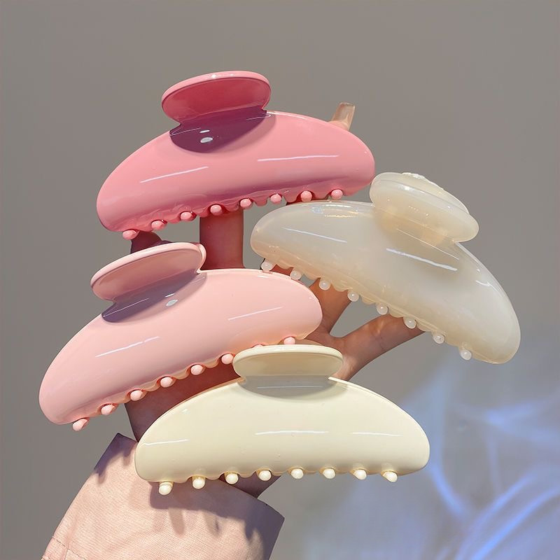 Pink Series Shell-Shape Lucky Hairpin Grips คลิป Barrettes อุปกรณ์เสริม