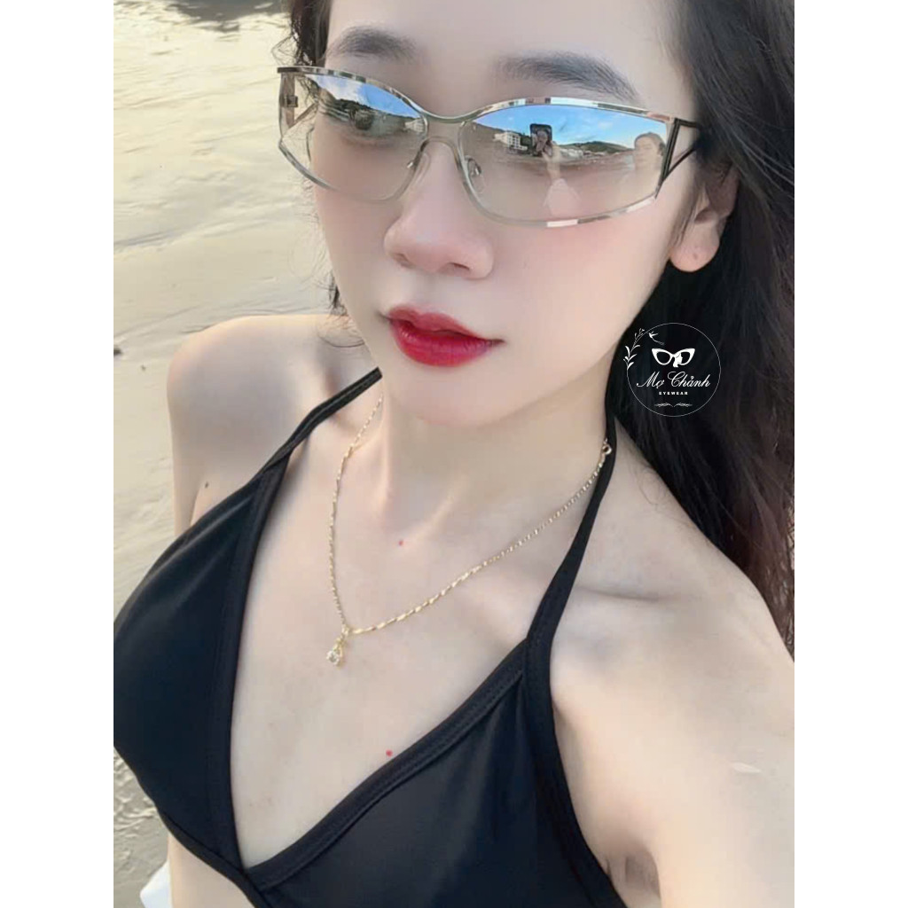 แว่นกันแดดแฟชั่นระดับไฮเอนด์ "Luxe Noir" - รหัส A6 - h2thouse