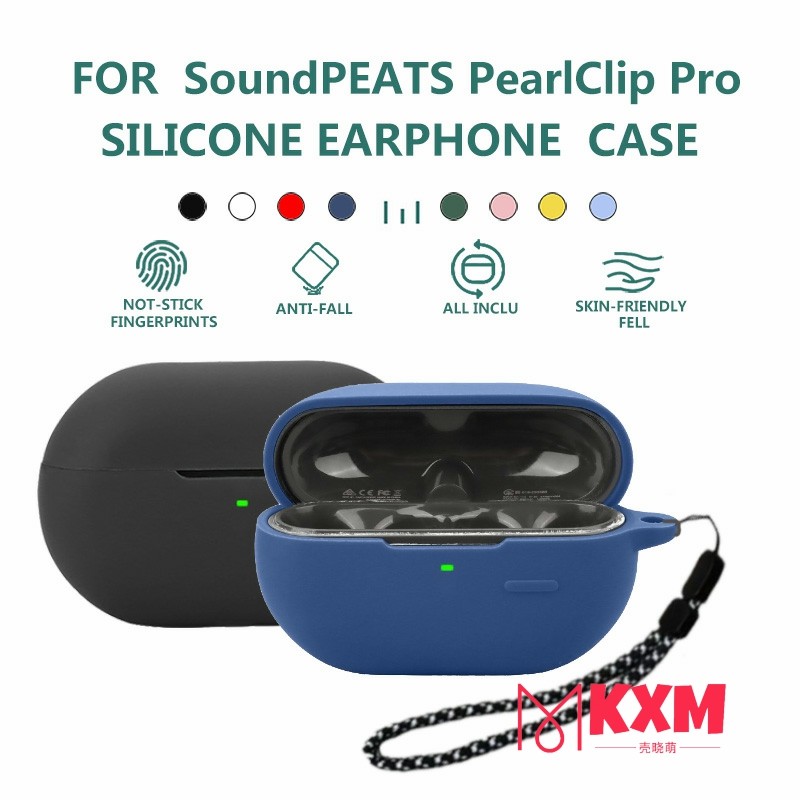 NT0901 SoundPeats PearlClip Case / PearlClip Pro / CC Pro / H3 Open-Ear Case Dustproof Soft Washable Anti fall Silicone Protective Case for SoundPeats