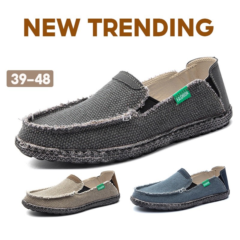 Hey Dude ใหม่ รองเท้าผ้าใบ โลฟเฟอร์ ใส่สบาย สําหรับผู้ชาย ไซซ์ 39-48