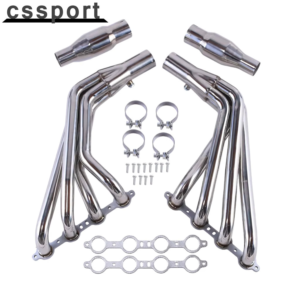 ท่อยาวสแตนเลสหัวท่อไอเสียสําหรับ 10-15 Chevy Camaro SS LS3 6.2 V8