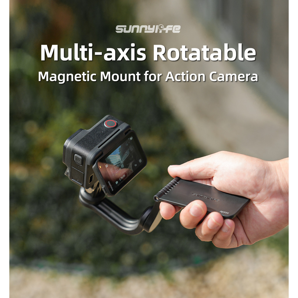 สําหรับ DJI OSMO 360/Pocket3/Action5 กล้องกีฬาหลายแกนหมุนวงเล็บแม่เหล็ก Insta360 X5 อุปกรณ์เสริมสําหรับกล้อง