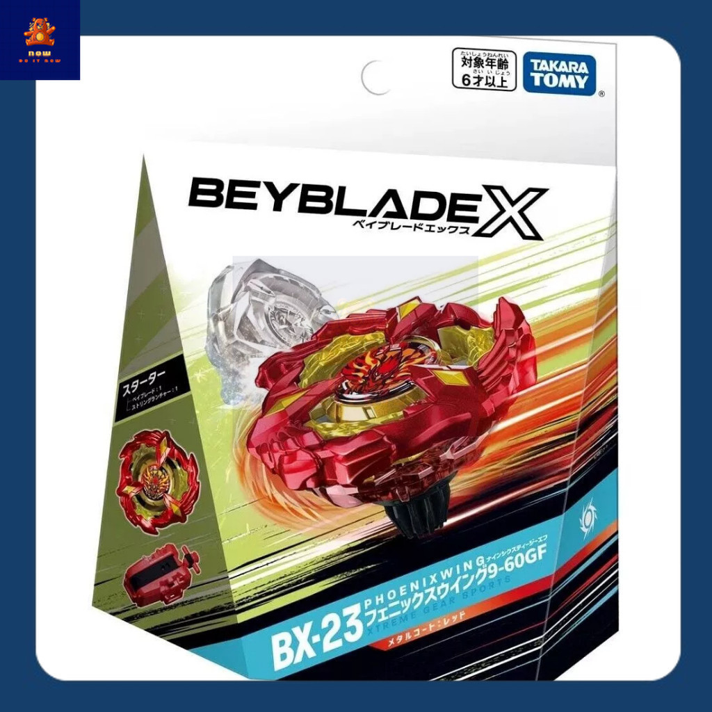 พร้อมส่ง🇹🇭[🚚มีส่งด่วน💨] แท้100% 🔥Takara Tomy Beyblade X BX-23 Phoenix Wing 9-60GF [Lot HK,JP]