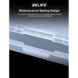 กล่องเก็บเครื่องมือซ่อม กล่องเก็บอุปกรณ์พกพา RELIFE Storage Box T03 คุณสมบัติป้องกันความชื้น คุณสมบัติฐานกันลื่น พกพาได้