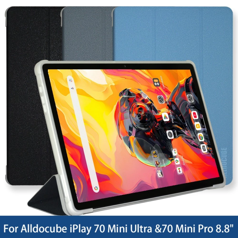 สําหรับ Alldocube iPlay 70 Mini Pro 8.4 "/iPlay70 Mini Ultra Case 8.8 "2025 แท็บเล็ตพีซีพลิกหนังสือ TPU นุ่มปกหลัง
