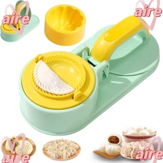 เครื่องทําเกี๊ยว AIRE, เครื่องมือทําเกี๊ยวในครัวเครื่องมือกดแป้ง DIY Dumpling Maker, Easy to Operate Dumpling Wrapper Mold 3 in 1 Dumpling Skin Maker