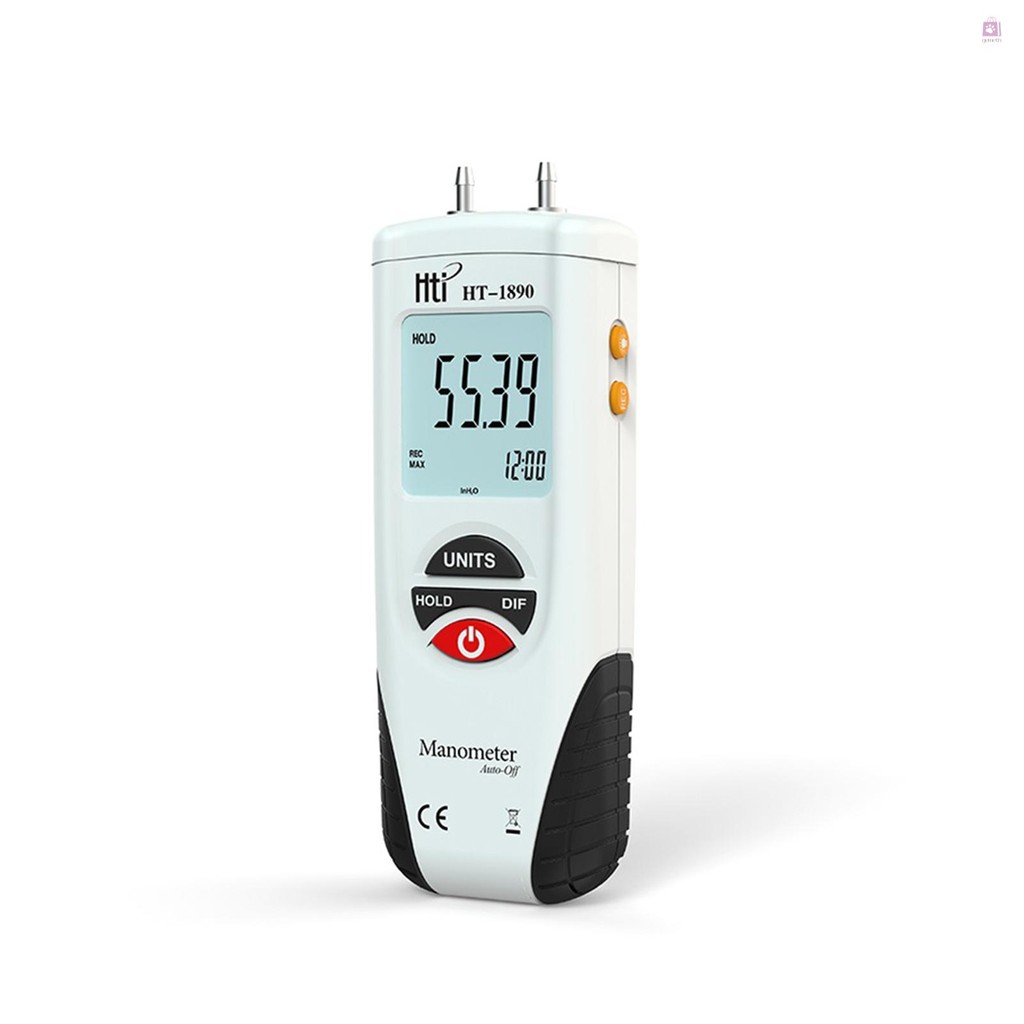 Hti Tester Continuity Battery Air Pressure Meter พร้อมเสียง 11 Manometer Differential Meter ±2psi Vc