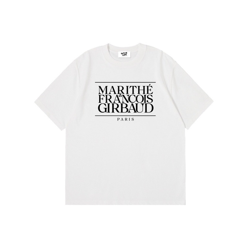 (จัดส่งตลอด 24 ชั่วโมง）REOY_STUDIOเสื้อยืดOversize(QottonLand)มาริตเต้ เสื้อยืดผู้หญิง 2025 ฤดูร้อนใหม่สบาย ๆ หลวมด้านบน