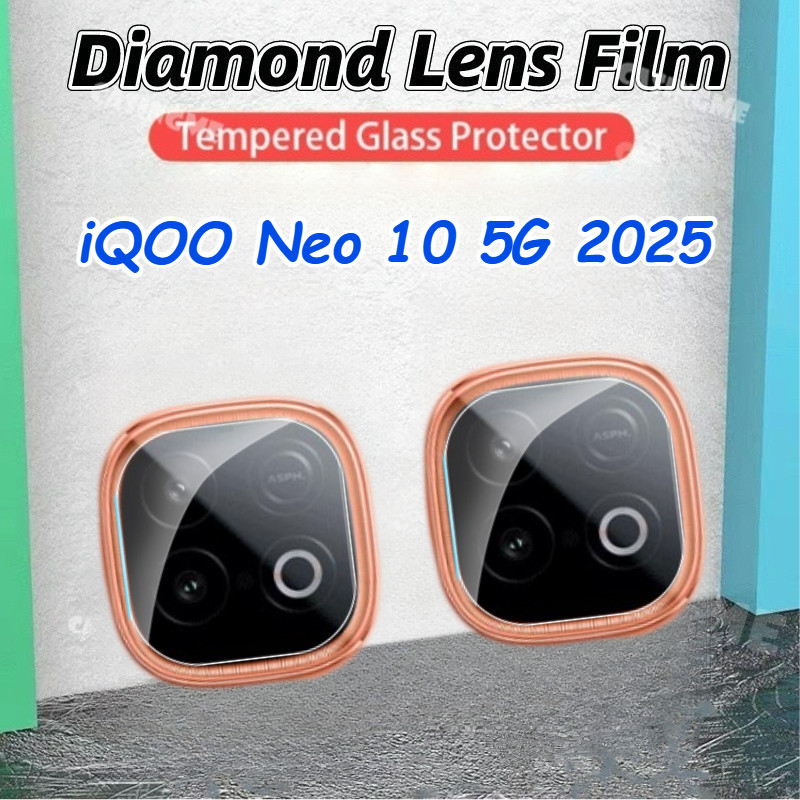 สําหรับ Vivo iQOO NEO 10 5G 2025 3D กล้องเลนส์ Protector สําหรับ iQOO Neo10 NEO 10 iqooNeo10 10Neo 5G 2025 Clear กระจกนิรภัยกลับกล้องป้องกัน