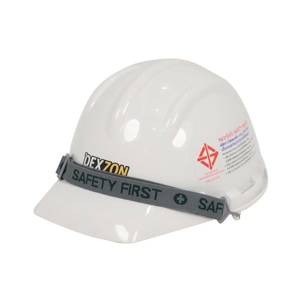 หมวกนิรภัย HDPE หมวกเซฟตี้ หมวกก่อสร้าง มาตรฐาน มอก. SAFETY HELMET DEXZON 2332