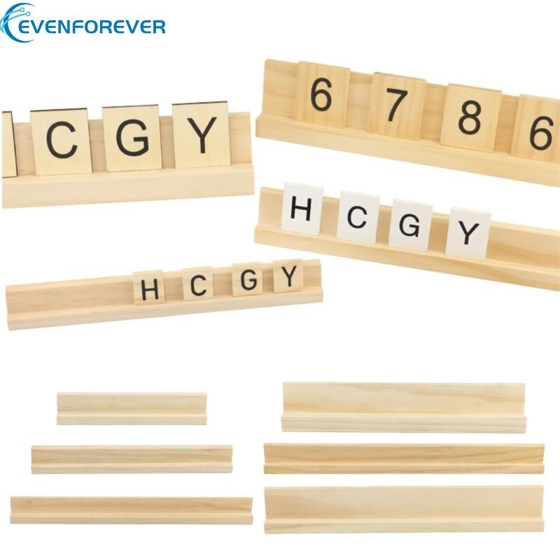 EV 2 ชิ้น Dominoes ถาด Racks สําหรับผู้เล่นไพ่นกกระจอกผู้ใหญ่และเด็ก