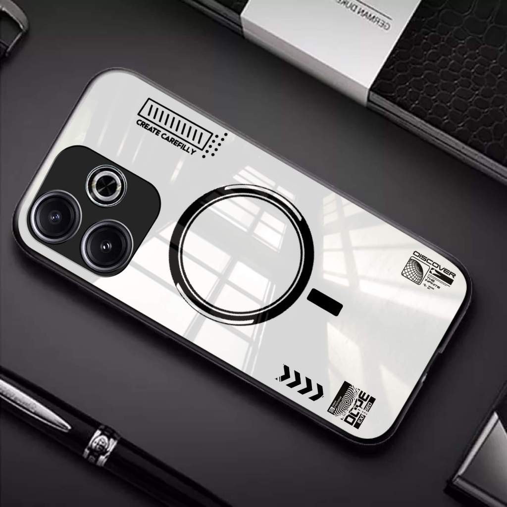 HP (Q100) เคสนิ่มมันวาวสําหรับ REDMI 13 - REDMI 13X - POCO M6 ใหม่ล่าสุด - เคสโทรศัพท์ TPU กันน้ําล่