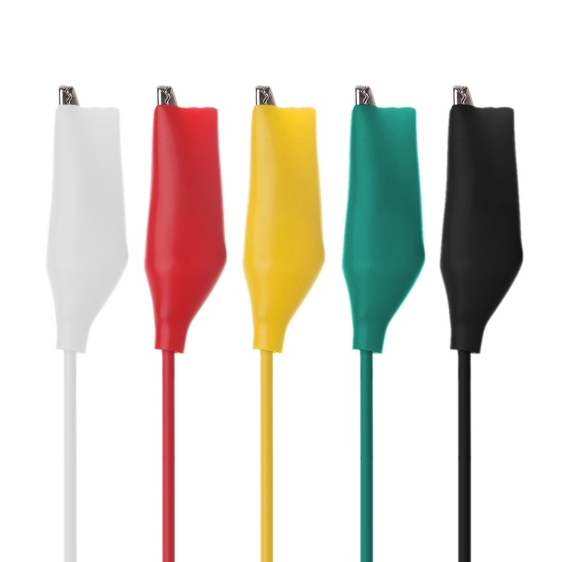 Yao 10 ชิ้นคลิปจระเข้พร้อมลวดจระเข้ปลายคู่คลิปสายเคเบิลทดสอบลวด - รูปที่ 6