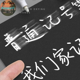 Annasun 0.7/1.0/2.5 มม.กันน้ําสีขาว Marker ปากกาสี Tread สิ่งแวดล้อมปากการถยางภาพวาด Grafti เครื่องเขียนโรงเรียนอุปกรณ์ TH