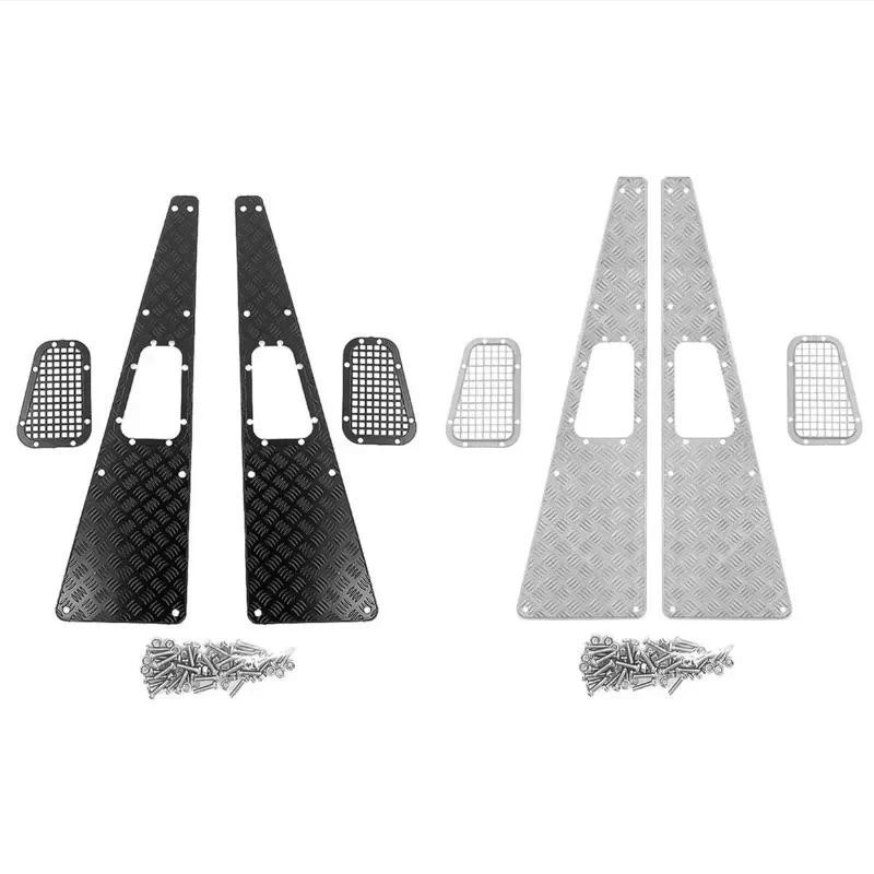 โลหะ TRX4 Anti-skid แผ่นตะแกรงไอดีสําหรับ Trxs TRX-4 TRX4 Defender 1/10 RC Crawler อัพเกรดอะไหล่อุปก
