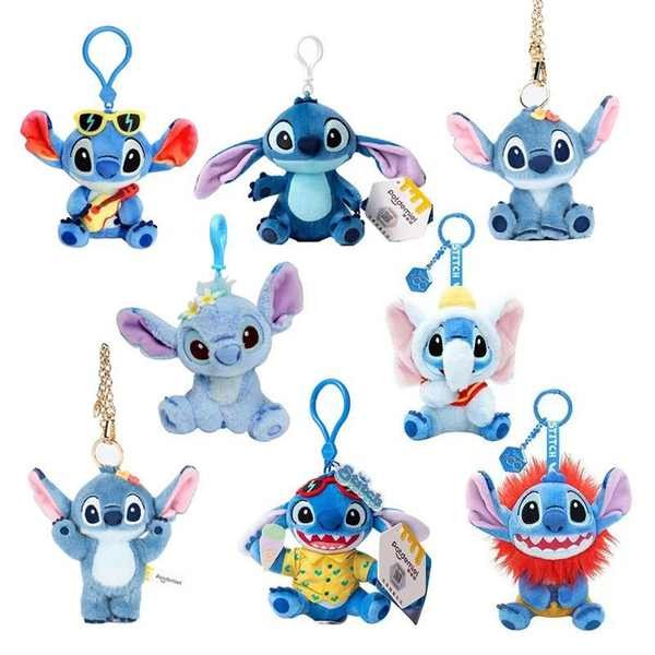 ของน่ารักๆ พวงกุญแจ disney ของแท้ที่ได้รับอนุญาตจาก Disney ตุ๊กตา Stitch ตุ๊กตาจี้น่ารัก Stitch Ange