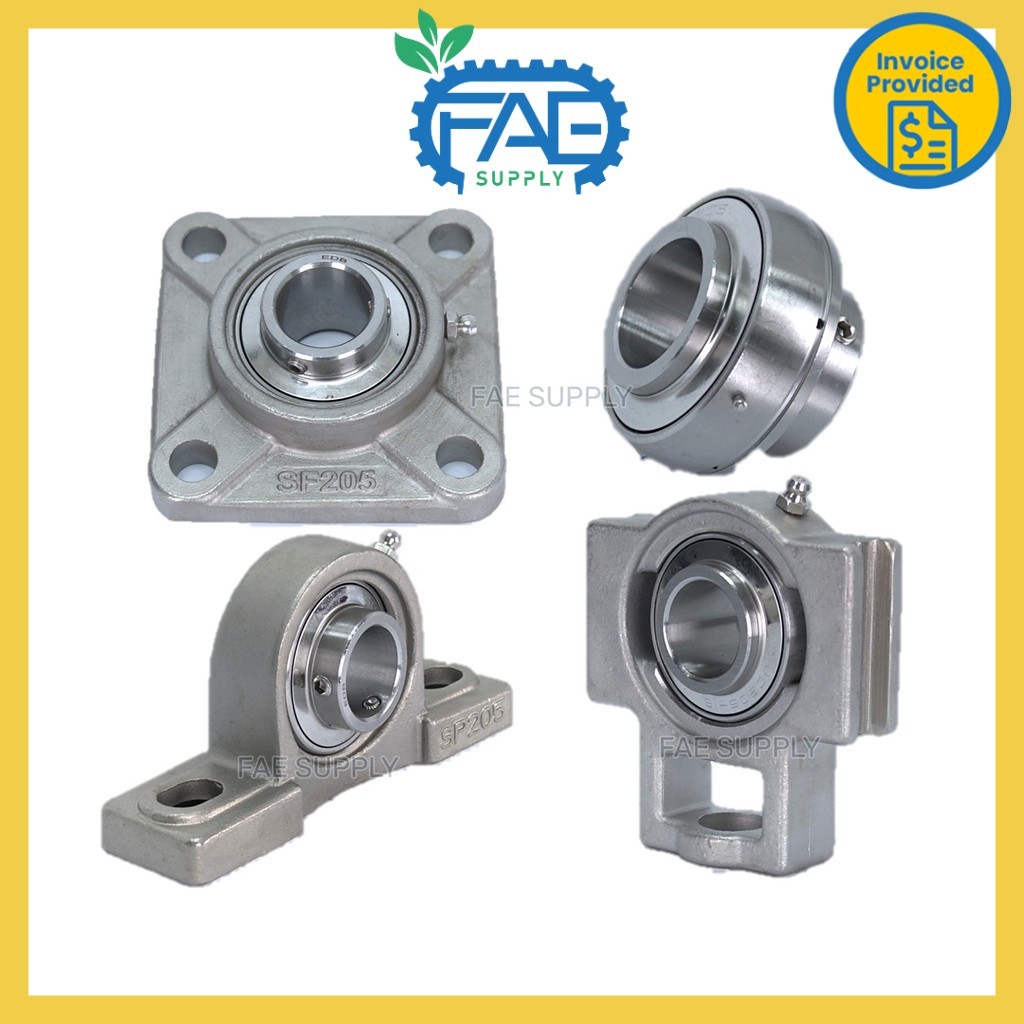 UCP205 UCP205-16 UC205 UC205-16 UCF205 UCF208-24 UCt204 UCT205 หมอนบล็อก/ไส้หมี/หน้าแปลนสี่เหลี่ยม/T