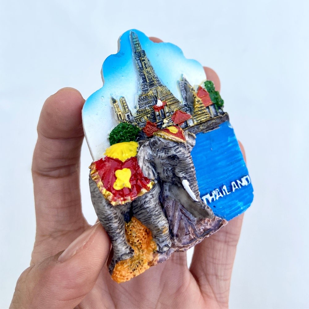 แม่เหล็กติดตู้เย็นประเทศประเทศไทยภูเก็ตพัทยา Chiengmai Bangkok Magnetic ตู้เย็นแม่เหล็กสติกเกอร์ World Travel ของที่ระลึก Magnetic ราคา ถูกที่สุด ดีลบีเคเค แกลเลอรีภาพที่ 5