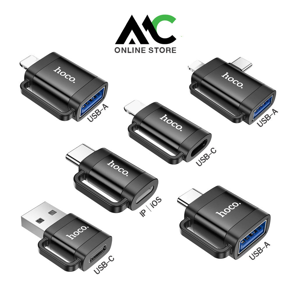 Hoco UA31 ตัวแปลงสายชาร์จ ถ่ายโอนข้อมูลผ่านแฟลชไดร์ฟ รองรับไมค์คอม OTG Converter (ไม่รองรับหูฟัง)