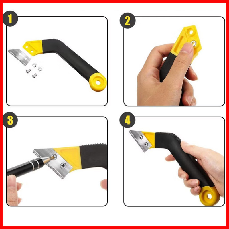 เครื่องมือขูดร่องยาแนว  มีดขูดลอกยาแนว มีดขูดร่องยาแนวกระเบื้อง เซาะร่องหินอ่อน แกรนิตโต้ กระเบื้อง - รูปที่ 6