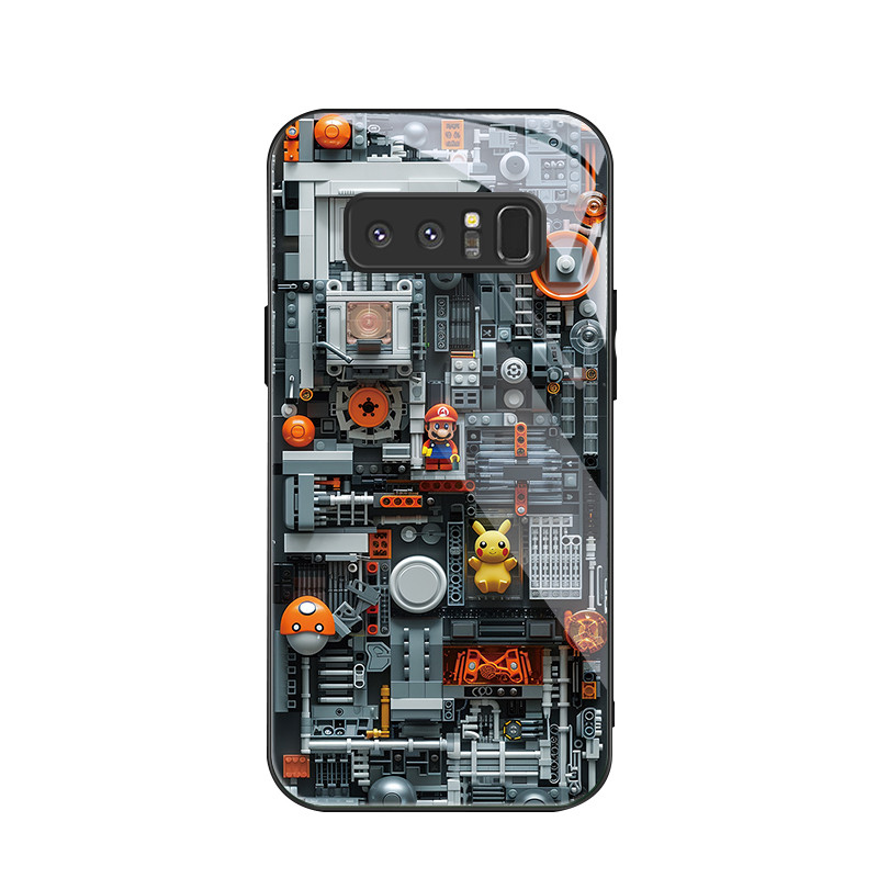 สําหรับ Samsung Galaxy Note 8 , บล็อกตัวต่อ, บุคลิกภาพอินเทรนด์, เคสป้องกันโทรศัพท์ป้องกันการตก