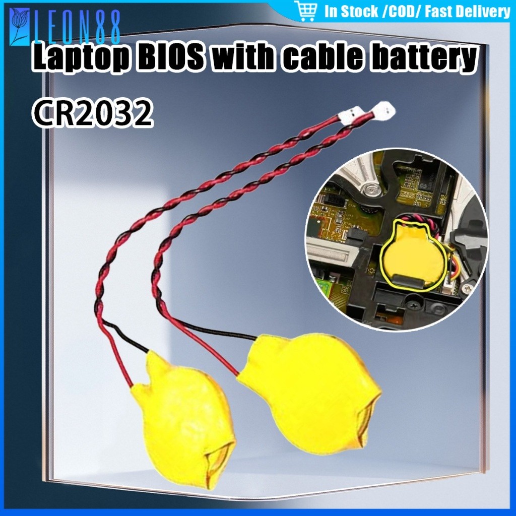 ของมาใหม่！ชุด5ชิ้น ถ่านไบออสโน๊ตบุ๊คCR2032 BIOS Notebook ถ่าน bios กลางช่องห่าง1.25 มม.3V รุ่น2Pin
