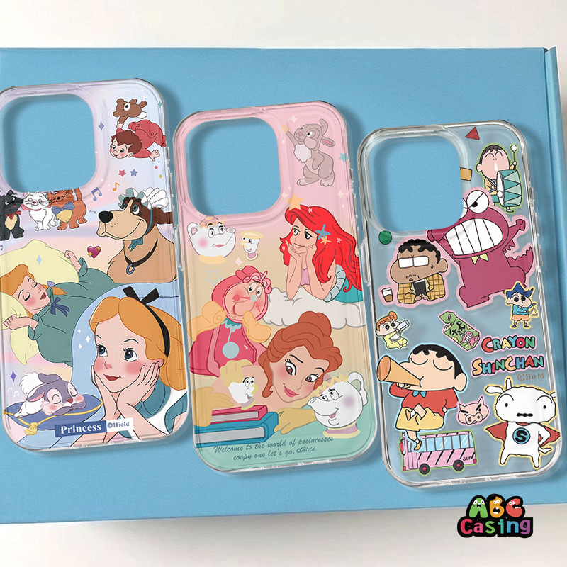 เคสโทรศัพท์สำหรับ IPhone 13 11 14 16 12 15 Pro Max 15 7 16 14 Plus 8Plus XS Max XR X SE 2020 เคสลายการ์ตูนเทรนด์แฟชั่น