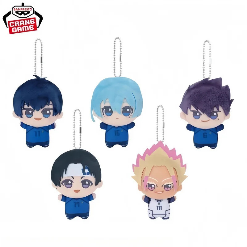 Original Hot Anime Blue Lock Hiori You Isagi Yoichi Cosplay Plush Doll Fluffy Maumet Pendant Puppet 