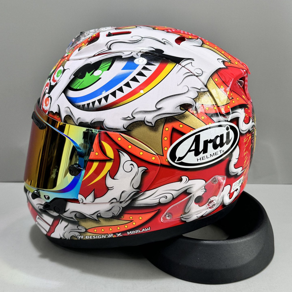 [2025new] หมวกกันน็อค7X สิงโตแดงไร่หมวกกันน็อคเต็มใบหน้าฟาร์มปศุสัตว์หมวกกันน็อคเต็มใบหน้าหมวกกันน็อคมอเตอร์ไซค์หมวกกันน็อคแข่งวิบาก - รูปที่ 4