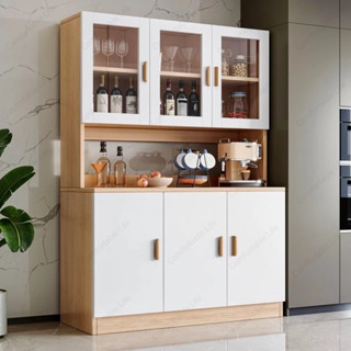 เคาเตอร์ครัว ชั้นวางของ ชั้นวางอเนกประสงค์ ตู้ของครัว มีกระจ…