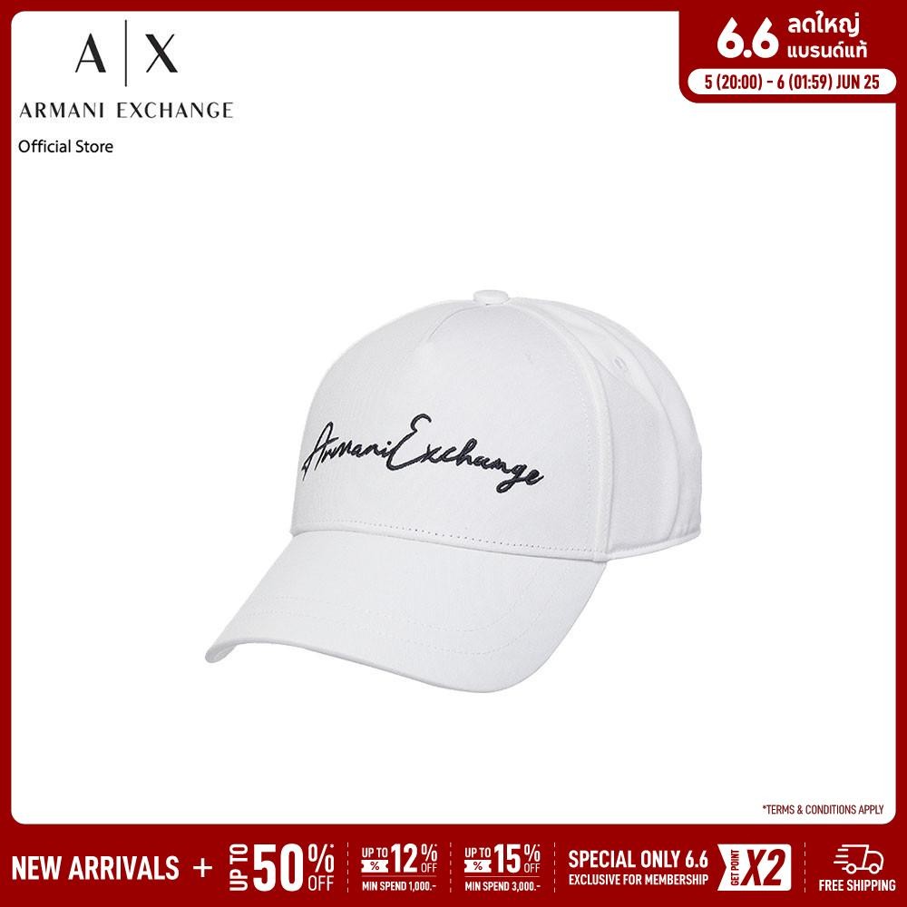 Armani Exchange หมวกผู้ชาย รุ่น 954224-CC516-01519 สี White