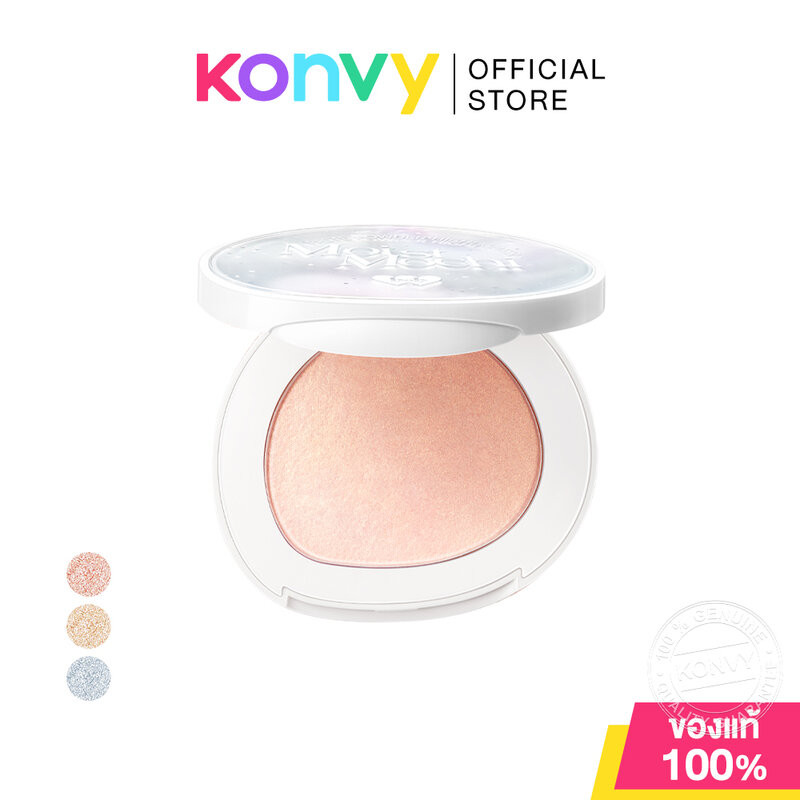 barenbliss Moist Mochi Paste Powder Highlighter 4.5g แบร์แอนด์บลิซ ไฮไลท์เตอร์เนื้อโมจิเนียนนุ่ม.