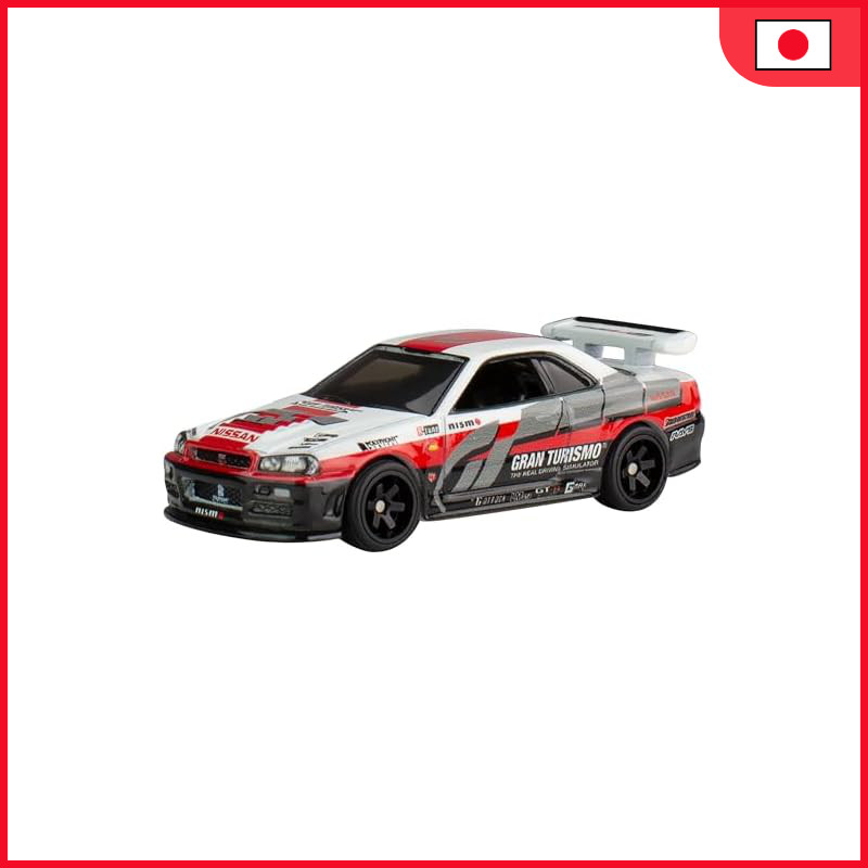 Hot Wheels Pop Culture Gran Turismo - Nissan Skyline GT-R (BNR34) Vehicle Toy Miniature Car for Ages