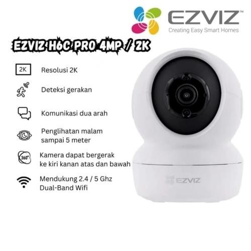 กล้องวงจรปิดในร่มกล้อง IP อัจฉริยะ Ezviz H6C Pro 4MP