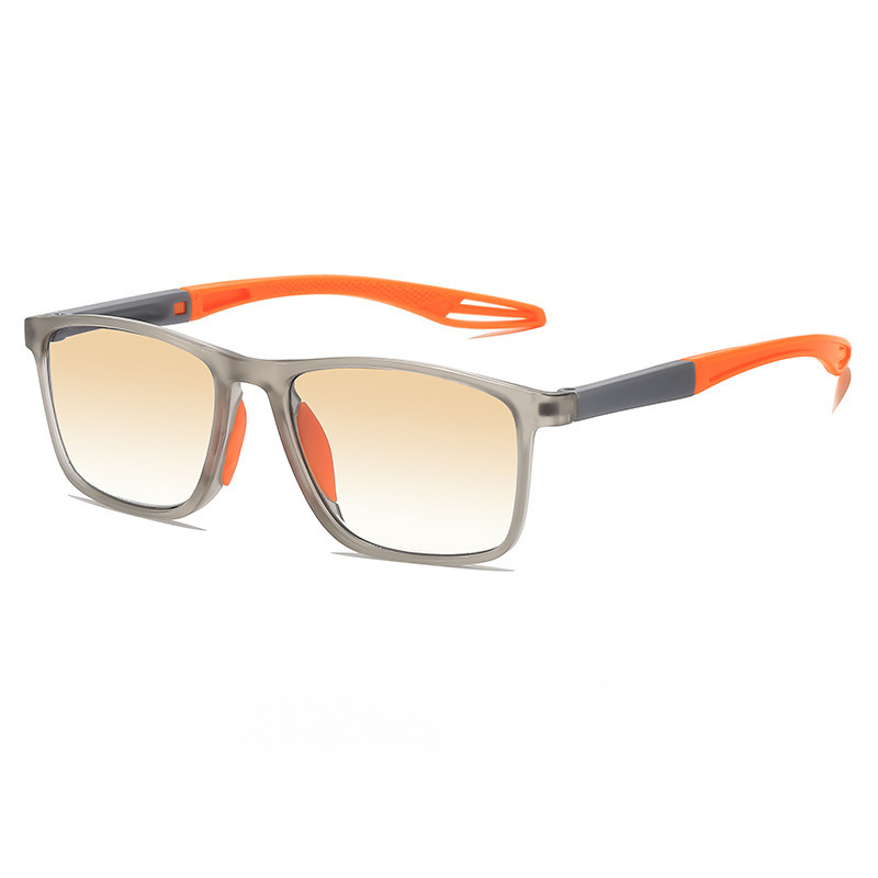 กรอบขนาดใหญ่ป้องกันแสงสีน้ำเงินก้าวหน้าแว่นตาอ่านหลายโฟกัสแว่นตากันแดด 2 ใน 1 แว่นตากันแดดด UV กีฬา - รูปที่ 5