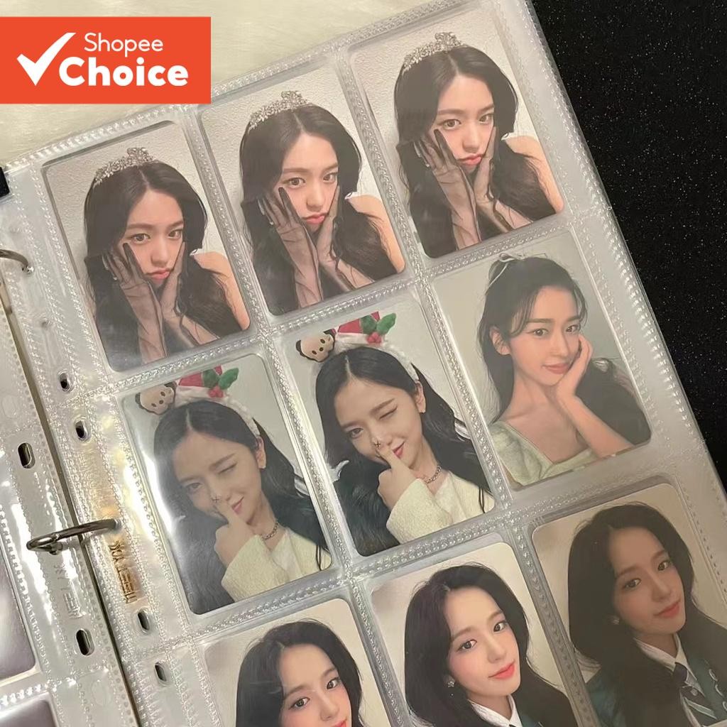 A4 Photocard Binder 9 ช่องใส่การ์ด โพลารอยด์ KPOP Lomo การ์ดเกม อัลบั้มขนาดใหญ่
