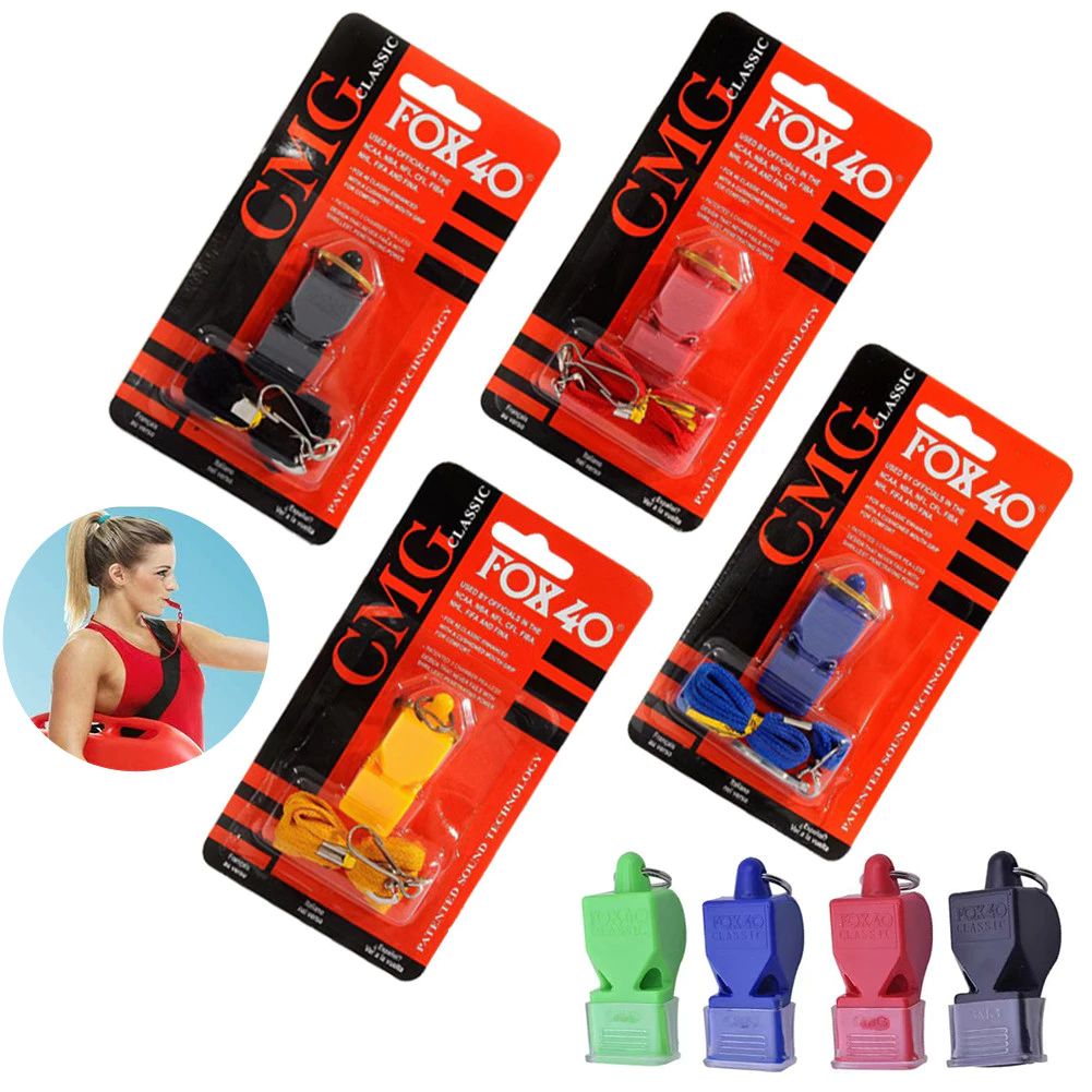 นกหวีดFOX 40 เป่าฉุกเฉิน นกหวีดจราจร เป่าเพื่อการกีฬา whistle