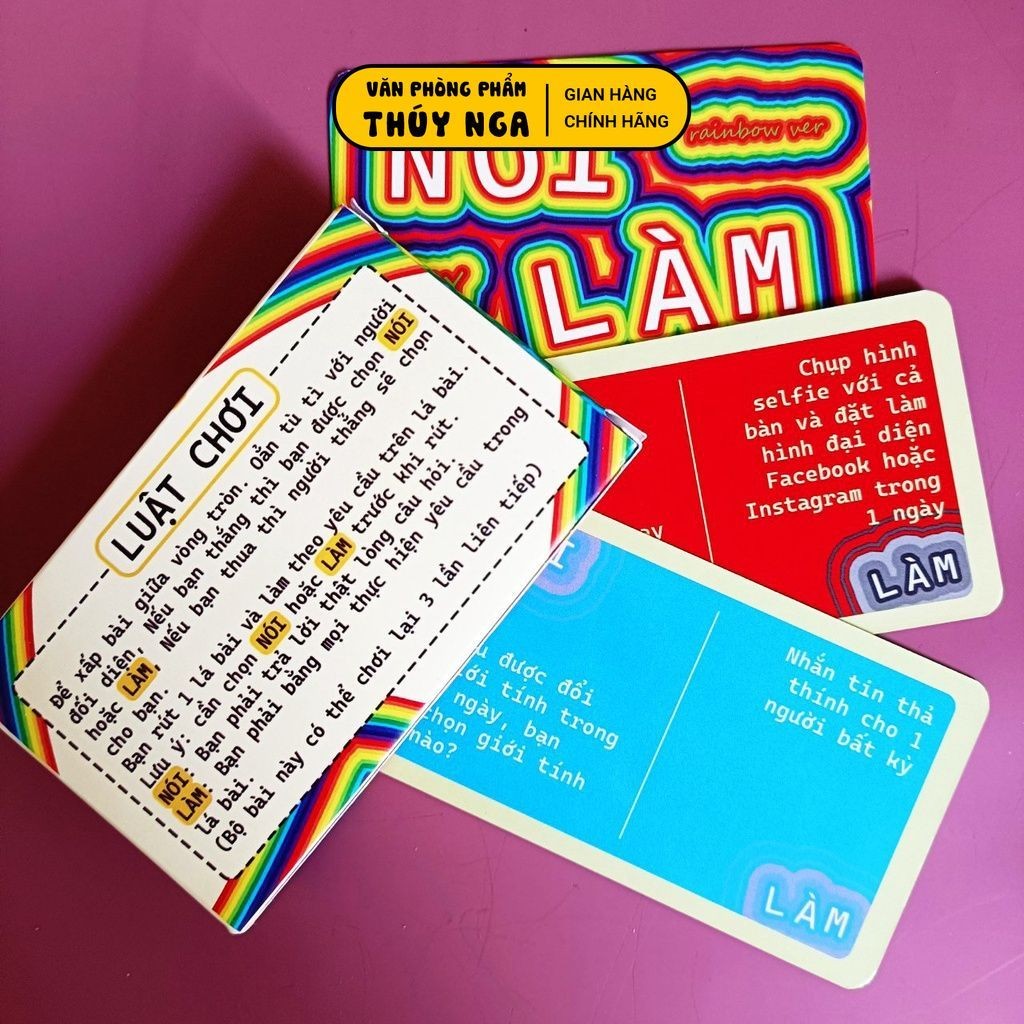 การ์ดเด็ค Do or Drink ver Rainbow 28 ใบ, Say or Do ver rainbow DC0095