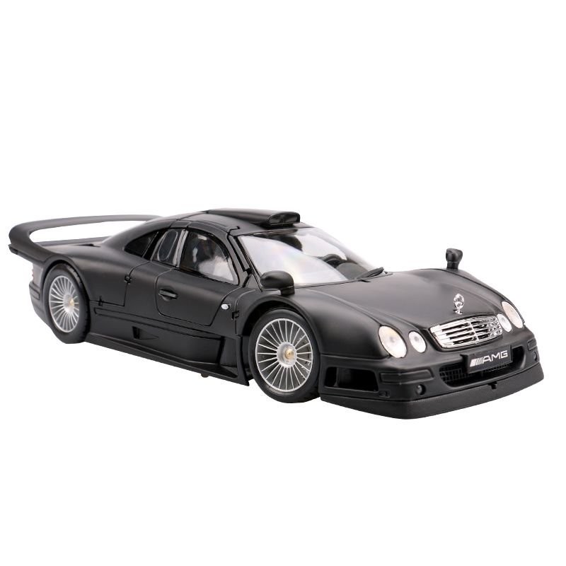 โมเดลรถ Mercedes CLK GTR 1:18 ของเล่นโมเดลรถสปอร์ตจากโลหะหล่อ