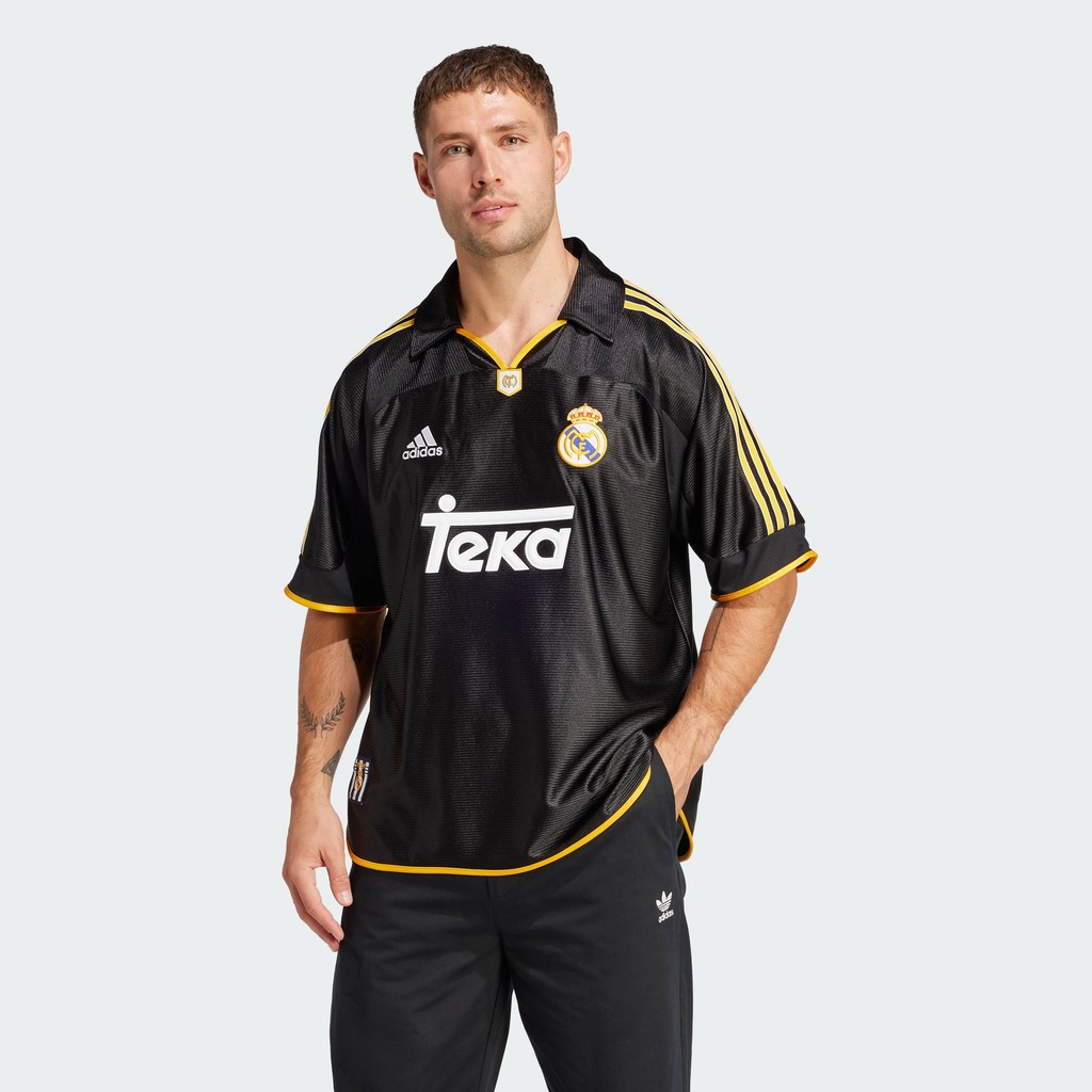 adidas Football Real Madrid 99/00 Away Jersey Men Black JW1992