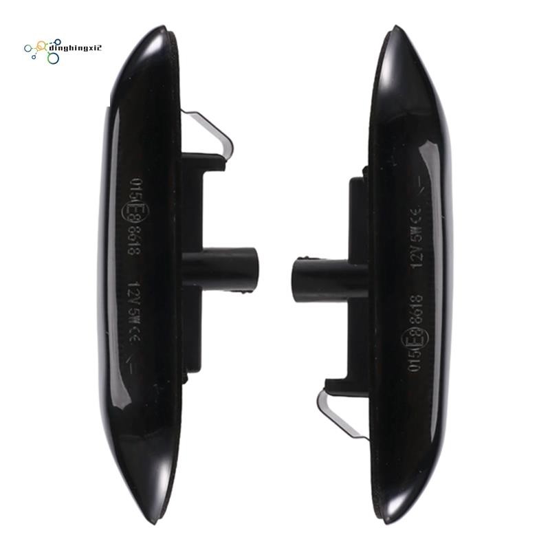 2PCS Led แบบไดนามิกไฟเลี้ยวด้านข้าง Marker ตามลําดับ Blinker โคมไฟสําหรับ E46 E36 E60 E61 E90 E91 E92 E93 X1 E84