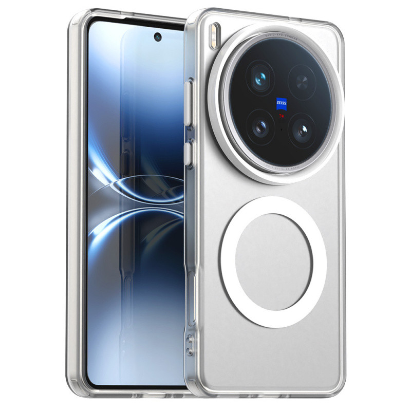 เคสโทรศัพท์แม่เหล็กสีลูกกวาด โปร่งแสงสำหรับ VIVO X200 Ultra X200 Pro X200S X200 Pro Mini V50 V40 Pro