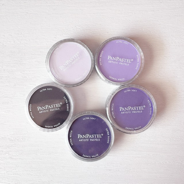 PanPastel Ultra Soft Artist Pastel 9ml - โทนสีม่วง (Soft Pastel)